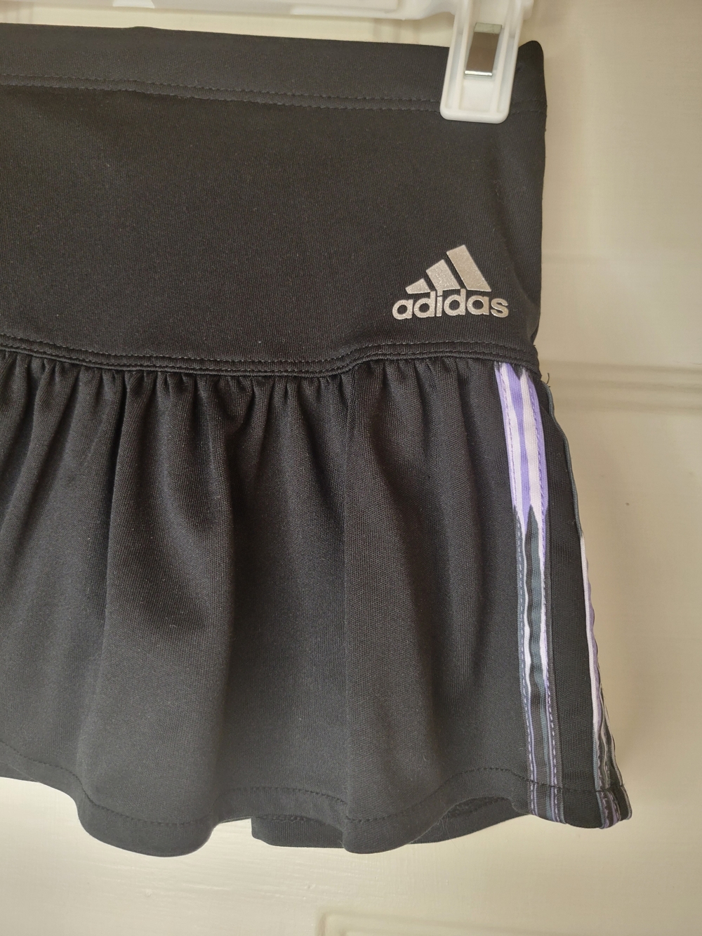 Adidas Black Tennis Skort with Purple Accent - Picture 4 of 8
